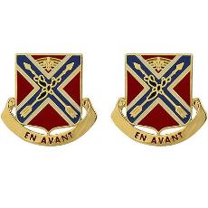 151st Field Artillery Regiment Unit Crest (En Avant)